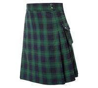 Générique Kilt Ecossais Homme Tartan Utility Kilts for Men TartanKilt avec Bretelles et Grandes Poches Cargo