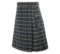 Générique Kilt Ecossais Homme Tartan Utility Kilts for Men TartanKilt avec Bretelles et Grandes Poches Cargo