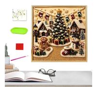 Générique Kit d'art de perles 3D de Noël Ornement de Noël Toile Floquée DIY