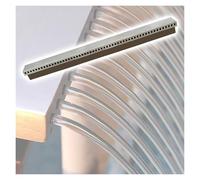 Générique Kit de Cascade Murale avec Tuyau ondulé pour extérieur, Robuste, 66 cm (26 po), raccord PVC Inclus - Idéal pour la décoration de Jardin, terrasse, Spa et Fontaine - Finition argentée