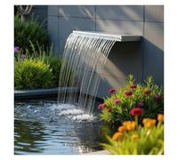 Générique Kit de Cascade pour Bassin avec déversoir intégré, tuyaux ondulés Robustes, kit Cascade Personnalisable pour Jardin et étang à Poissons - Fontaine Commerciale d