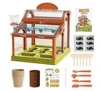 Générique Kit De Culture Et Jardinage en Serre pour | avec Lampes Hortsicoles - Kit Tesrrarium Serre Plantation | pour Intérieur Extérieur Classe Maison Ferme Nature Fleurs