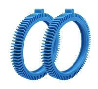 Générique Kit de Pneu et arrière, Pneus Robot Nettoyeur Piscine, Bande de Pneu Bleue avec Super Bosse, Pièces Nettoyeur Piscine Bleu, Pièces de Rechange avec Bosses pour Jardin et pelouse