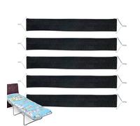 Générique Kit de Remplacement pour Sangle de Chaise,Kit de 5 Pièces en Élastique Anti-Fissure Résistant,Bande de réparation en Tissu pour - pour Entretien et Réparation dans Le Jardin, Le Balcon, Le