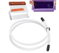 Générique Kit Fabrication Savon | Ensemble Coulée Marbrée | s'adapte Aux Moules Jusqu'à 45,7 cm pour La Fabrication De Savon À Froid | Adultes Débutants Pâtisserie Loisirs Créatifs Bain