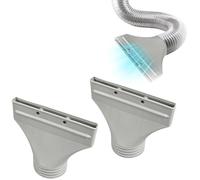 Générique Kit Fenetre pour Climatiseur Mobile, Adaptateur de Tuyau d'Échappement à Fenêtre Plate, Idéal (Deux pièces)