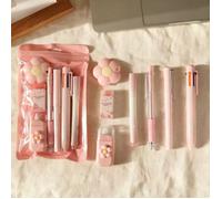 Générique Kit Papeterie Pour Filles avec Gomme Ruban Correcteur etc|Stylos Gel Rétractables Fournitures Scolaires Pour Filles Garçon