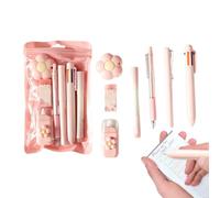 Générique Kit Papeterie Pour Filles avec Gomme Ruban Correcteur Surligneur