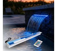 Générique Lame d'eau Cascade en acrylique 90cm / Avec Leds intégrées/Télécommande et coffret transformateur