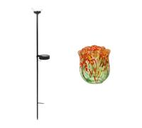 Générique Lampe de Jardin Solaire avec Prise, Décoration de Chemin, Placement Polyvalent pour Une Ambiance Chaleureuse La Nuit, étanche, en E, Style B
