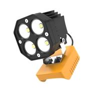 Générique Lampe de Travail LED 40 W pour Batterie 18-20 V, 6 000, éclairage extérieur Portable avec Conception étanche IP56 et Anti-poussière, Angle réglable