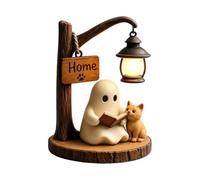 Générique Lampe D'Halloween Lampe Vintage Avec Figurines Chat 3D