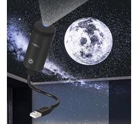 Générique Lampe Étoilé,Lampe Portable à Commande Tactile Rotative et Réglable | Projecteur de Lumière Étoilée | Pour Chambre Maison Salon Plafond Mur Voiture Décoration Intérieure