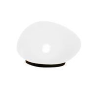 Générique Lampes solaires Galets Jardin éclairage extérieur Verre Transparent pour terrasse Cour luminaires décoratifs paysagers aux intempéries veilleuses Modernes sans Fil (White2, 14.5X8.5CM)