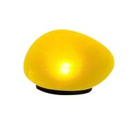 Générique Lampes solaires Galets Jardin éclairage extérieur Verre Transparent pour terrasse Cour luminaires décoratifs paysagers aux intempéries veilleuses Modernes sans Fil (White1, 14.5X8.5CM)