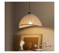 Générique Lampes suspendues rétro japonaises en tissu de lin, lustres plafond for salle à manger, luminaires chambre coucher,lampe suspendue
