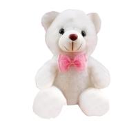 Générique Lighted Stuffed Animals | Light Up White Cuddly Toy | Stuffed Bears Plush - for Boys Home Living Room Nursery Travel Car Seat