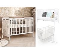 Générique Lit bébé Ted avec Matelas 120x60x6 cm