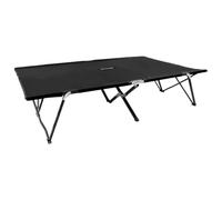 Générique Lit de Camping Double Pliable 2 Places, Chaise Longue en Acier antirouille pour extérieur, Cadre supportant 240 kg, Tissu Polyester 600 D résistant à l'eau, Design surélevé