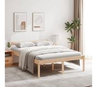 Générique Lit pour Personne âgée 120x190 cm Petit Double Bois Massif pin,Meubles,Lits & Accessoires,Lits & Cadres de lit,Brun,18.74 KG,810584