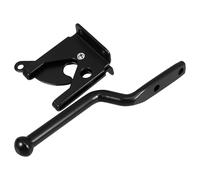Générique Loquet de Portail pour Clôture en Bois en Fer Noir, Sécurité Renforcée pour Ferme et Usage Extérieur, Installation Facile sur Barrière Bois