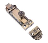 Générique Loquet Porte Coulissante en Alliage de Zinc, Serrure Coulissante de Sécurité Design Vintage Européen, pour Porte de Salle de Bain et Fenêtre