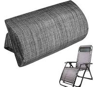 Générique Lot de 1 Coussins de Nuque, Coussin Repose Tete, Oreiller Ergonomique Coussin Appuie-Tête Amovible pour Fauteuil de Relaxation, Chaise Longue, Chaises Pliantes d'Extérieur (Gris foncé)