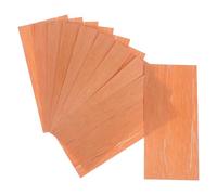 Générique Lot de 10 copeaux décoratifs en cèdre pour cigares, boîtes à cigares et accessoires d'humidité, 15,50 x 7,00 x 0,03 cm, pour le stockage