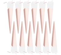 Générique Lot de 12 Emballages pour Fleurs en Papier Irisé Rose Protection pour Fleurs et Roses pour Mariage et Boutiques
