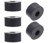 Générique Lot de 15 Rondelles en Caoutchouc Noir Anti-vibrations, Coussinets Résistants à L'abrasion pour Suppression Vibrations, pour Meubles et Pièces Automobiles
