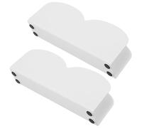 Générique Lot de 2 Fixateurs Antidérapants pour Parc de Jeu Bébé en Plastique Blanc, Accessoires Robustes pour Sécuriser Playpen à Domicile, pour Tout-petits