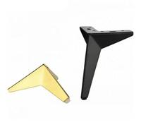 Générique Lot de 2 Pieds de Meuble for canapé, Hauteur 100 mm, 130 mm, 150 mm, 170 mm, Accessoires de quincaillerie(Black 17CM-2 Pieces)