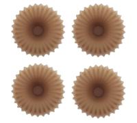 Générique Lot de 4 Couronnes de Cire fondante parfumée pour brûle-Parfum - Speculoos - Durée brulage 8 Heures Environ par Couronne - Cire de Soja Naturelle - Parfum de Grasse