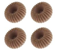Générique Lot de 4 Fondants de Cire parfumés Chocolat Noisette - 8 grammes par Fondant - Environ 8h de Combustion par Fondant - Parfum d'intérieur - Cire de soja Naturelle