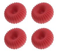 Générique Lot de 4 Fondants de Cire parfumés Coquelicot - 8 grammes pièce - Environ 8h de Combustion par Fondant - Parfum d'intérieur - Cire de soja