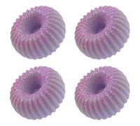 Générique Lot de 4 Fondants de Cire parfumés Violette - 8 grammes pièce - Environ 8h de Combustion par Fondant - Parfum d'intérieur