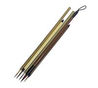 Générique Lot de 5 pinceaux de calligraphie chinoise professionnels avec pointe longue et fine pour peintures à l ' encre de Chine, dessins de bandes dessinées, kit de calligraphie avec encre et