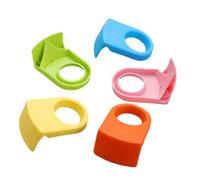Générique Lot de 5 Pinces à bière pour Verres à gobelet, ouvre-Bouteille Portable Multifonctionnel, Pince à Tasse pour Cocktails, Utilisation en Plastique
