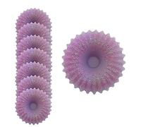 Générique Lot de 8 Couronnes de Cire fondante parfumée pour brûle-Parfum - Violette - Durée brulage 8 Heures Environ par Fondant - Cire de Soja - Parfum de Grasse