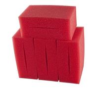 Générique LTWHOME Compatible en Mousse Convient pour Oase Biotec Screenmatic 18 & 36 Remplacement Etang Moyen Rouge Mousseux Filtre Éponge (Paquet de 4)