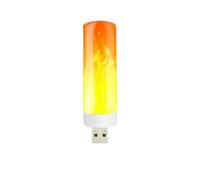 Générique Lumière LED à Effet de Flamme,Ampoule Flamme LED Rechargeable USB