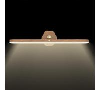 Générique Luminaire de Salle de Bain pour Miroir, Éclairage Maquillage LED Aimanté Réglable 360°, Outils & Accessoires Beauté Sans Fil Rechargeables USB pour Chambre, Coin Lecture et Atelier