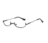 Générique Lunettes de jeu de rôle, monture dorée à la mode, pour Cosplay, Festivals et soirées à thème