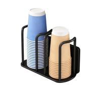 Générique Magnet Cup Holder, Space-Saving Stable Base Large Capacity Metal | Magnetic Drink Holder for Water Dispensers Kitchen Tea Room Office Desk Bar Counter Party Table