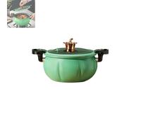 Générique Maifan Faitout à Motif Citrouille avec Couvercle et revêtement Anti-adhésif pour la Cuisine Vert 8 l