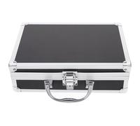 Générique Mallette Rigide en Alliage D’Aluminium Noire, Grand Volume | Office et Voyage, Coque Abs Mdf, Coffret Outils au Format Porte-documents