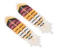 Générique Marque-pages Plume Vintage Décoratifs en Polyester Doux, Lot de 2 Pièces, Rituel Quotidien de Lecture ou Présent de Fin D'études