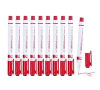 Générique Marqueur Effaçable À Sec | 10 Feutres Effaçables à Sec avec Gomme - Marqueurs à Pointe Fine 0,5mm pour Dessin,Pour Enseignants, Tableaux Blancs, Écoles, Maternelles Et Dessin
