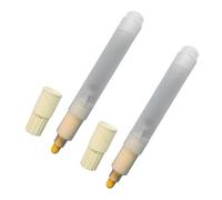 Générique Marqueur vide en acrylique rechargeable, 2, Empty pen case 8mm | Marqueur de peinture vide pour peindre sur bois, tissu, toile, mur, verre, pierre, céramique, métal, école, bureau