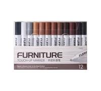 Générique Marqueurs Pour Réparation De Meubles En Bois 12 Couleurs Stylo